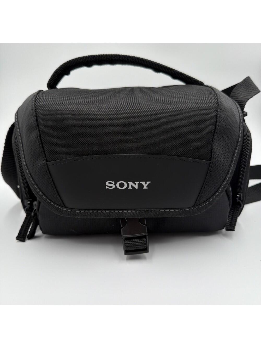 Sony Camera Bag Black Soft Carrying Case Cyber Shot Alpha NEX LCS-U21